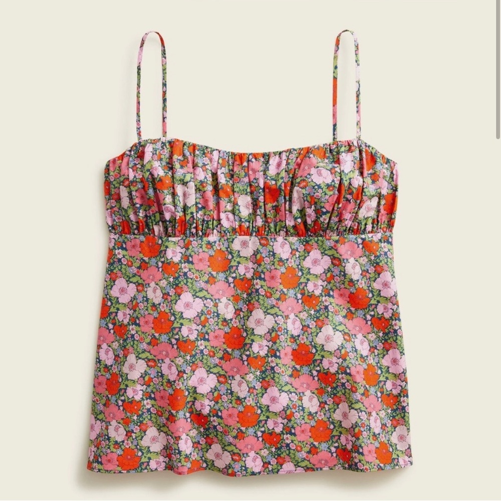 Floral J. Crew x Liberty Woven Cami